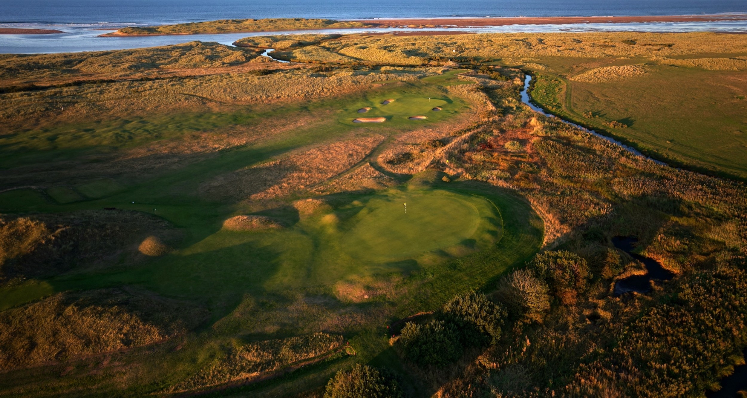 Goswick_drone photo_12th and 13th holes