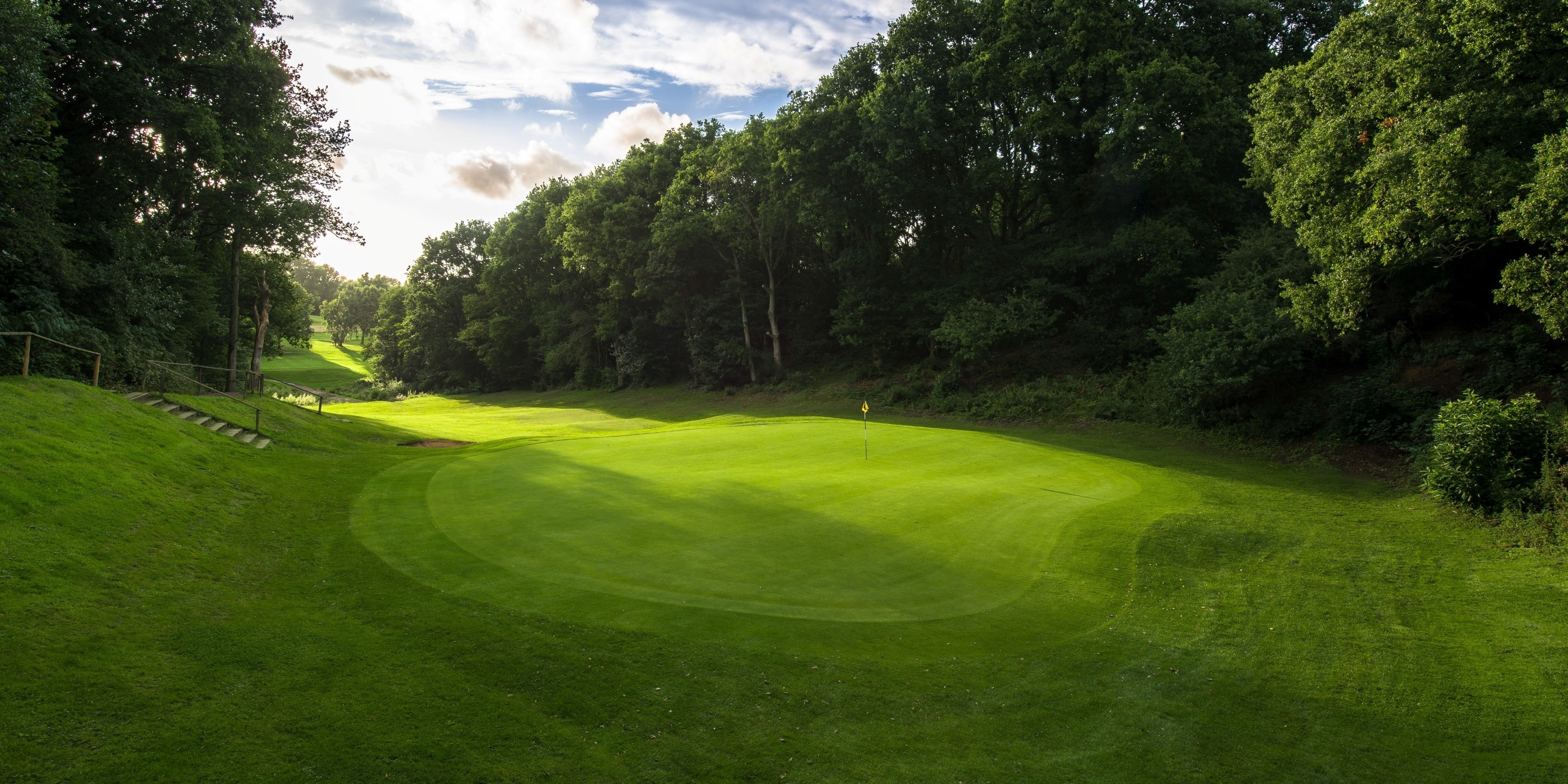 Trees around the 11th at Canterbury (1)