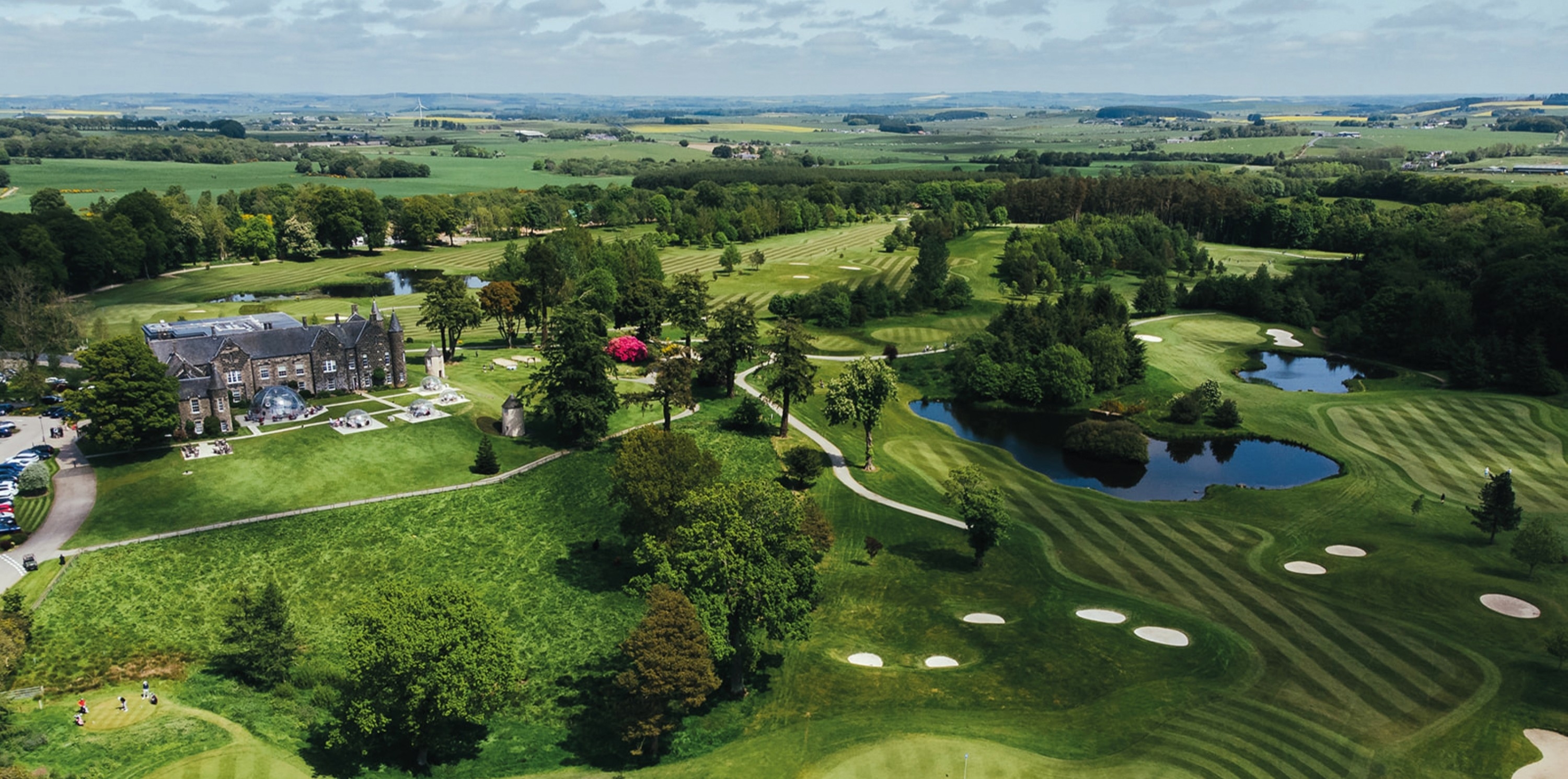 Meldrum House Course Aerial 2